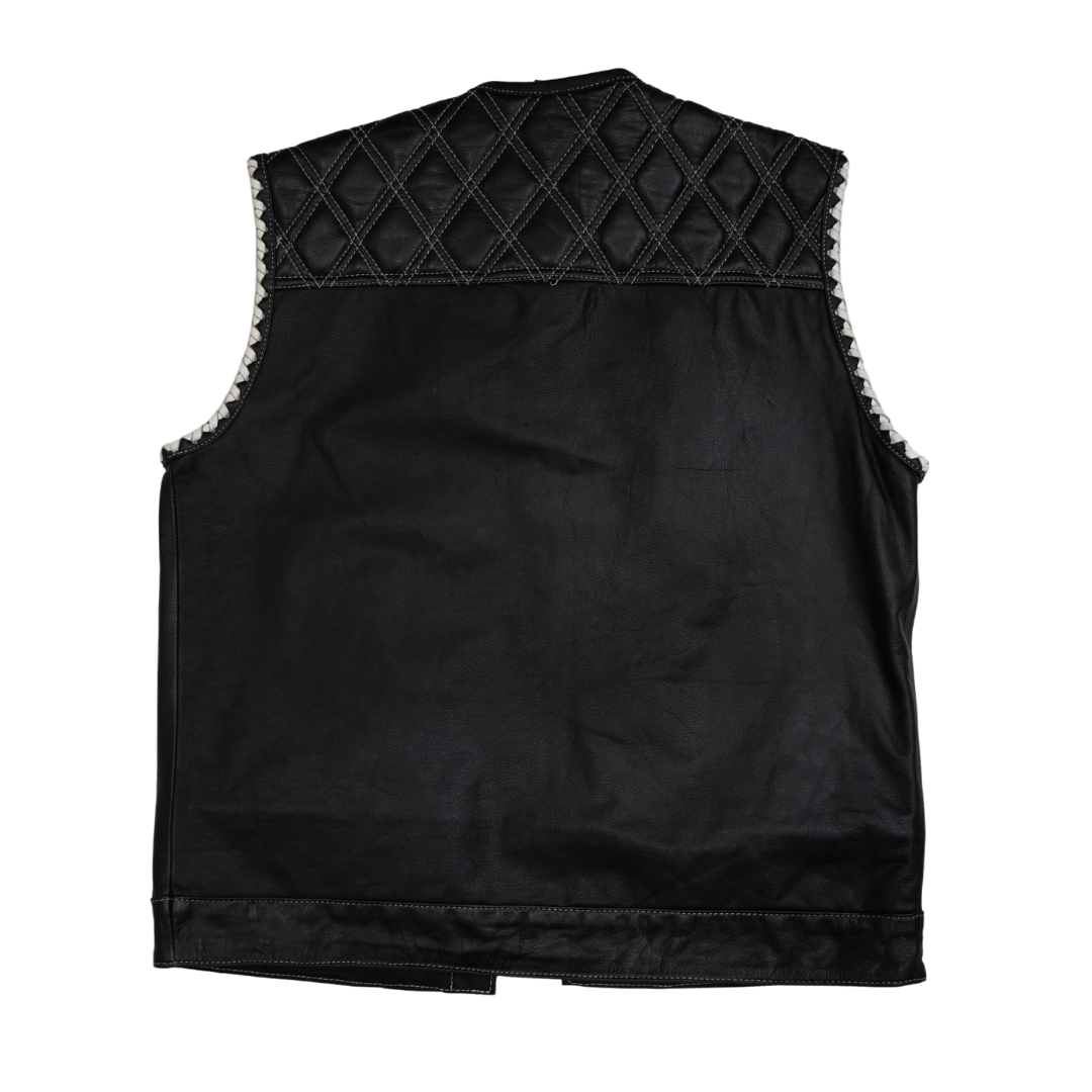 Leather vest men