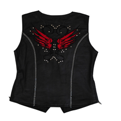 Red Butterfly Bling vest