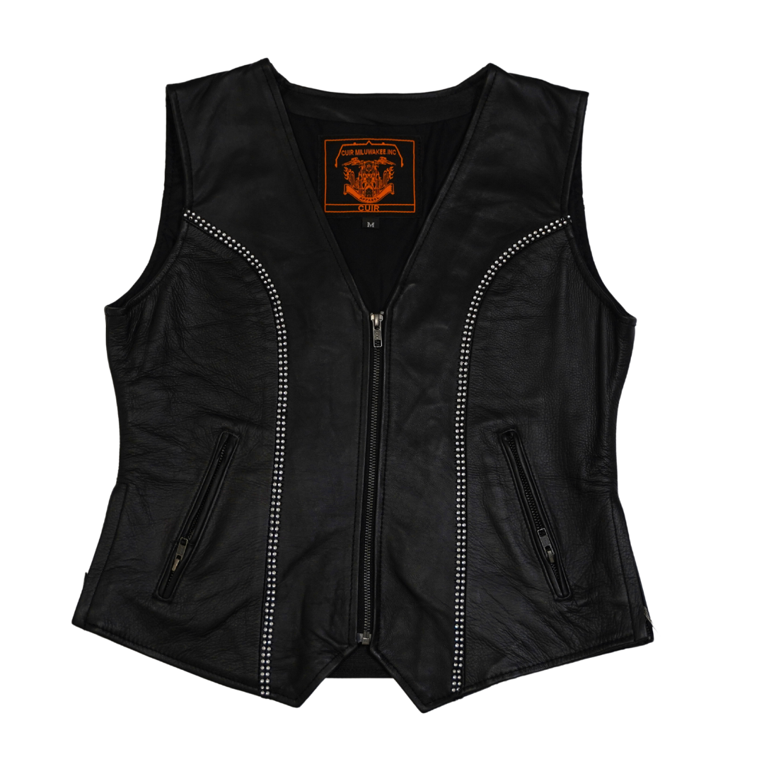 Black Butterfly Bling vest