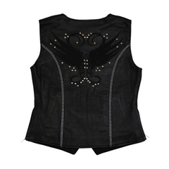 Black Butterfly Bling vest