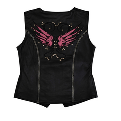 Pink Butterfly Bling vest