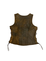 Ladies Dusty Leather vest