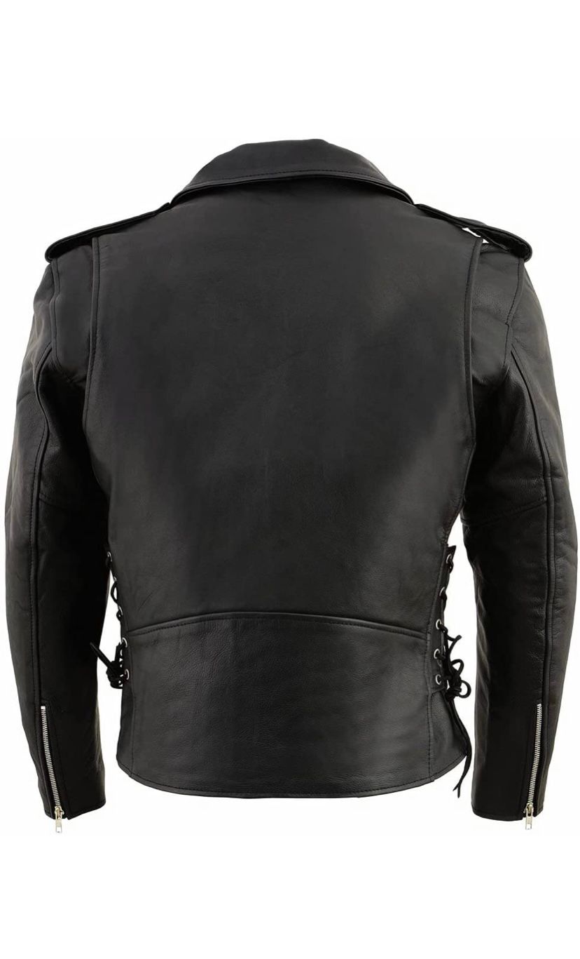 Veste en cuir Terminator Homme