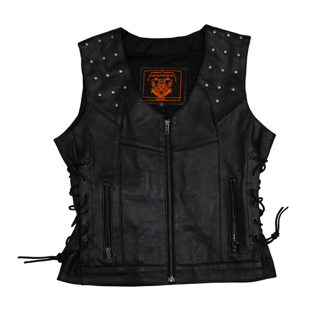 Studded ladies vest Premium