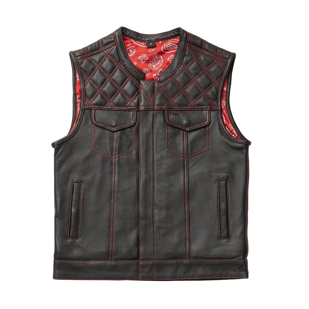 Bloody Mary Bikers Vest FULL LEATHER