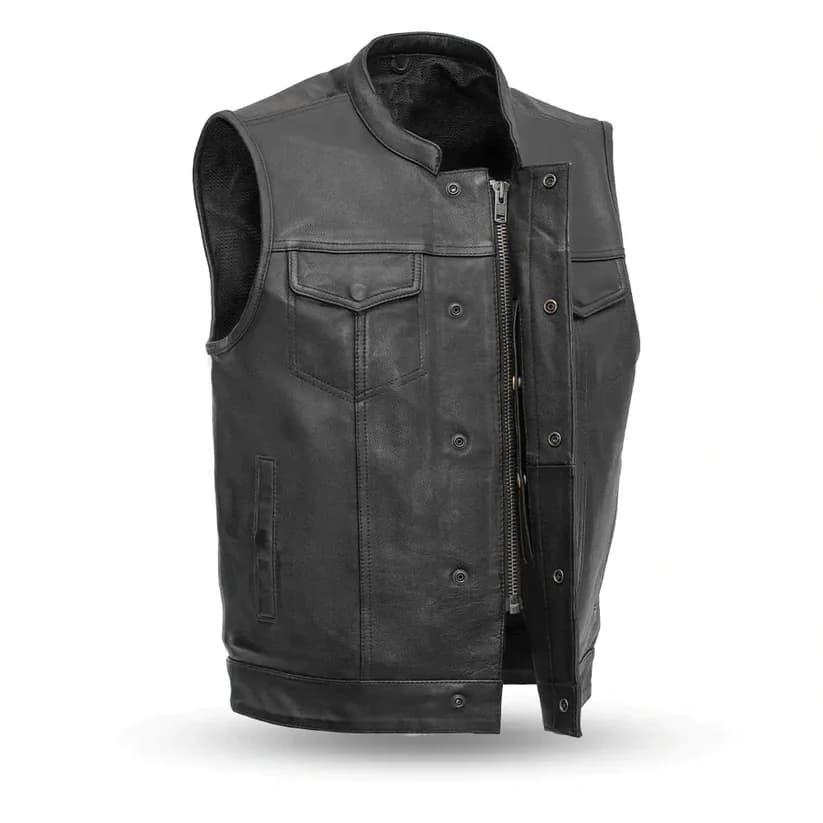 Leather Club Vest