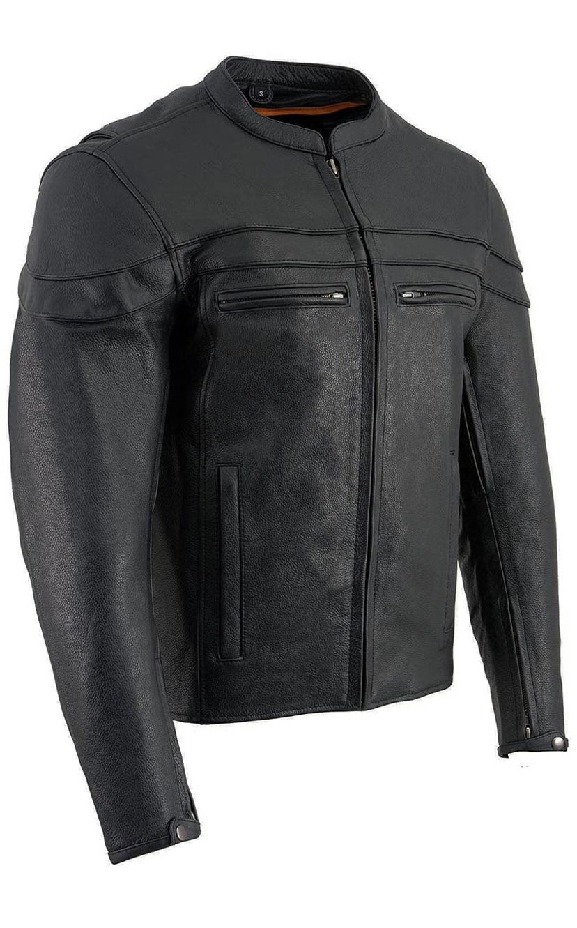 Reflector Leather Jacket Men – RGS