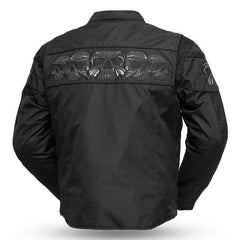 Reflective Skull BlackTextile Jacket