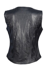 Bar Vest Cuir Dames