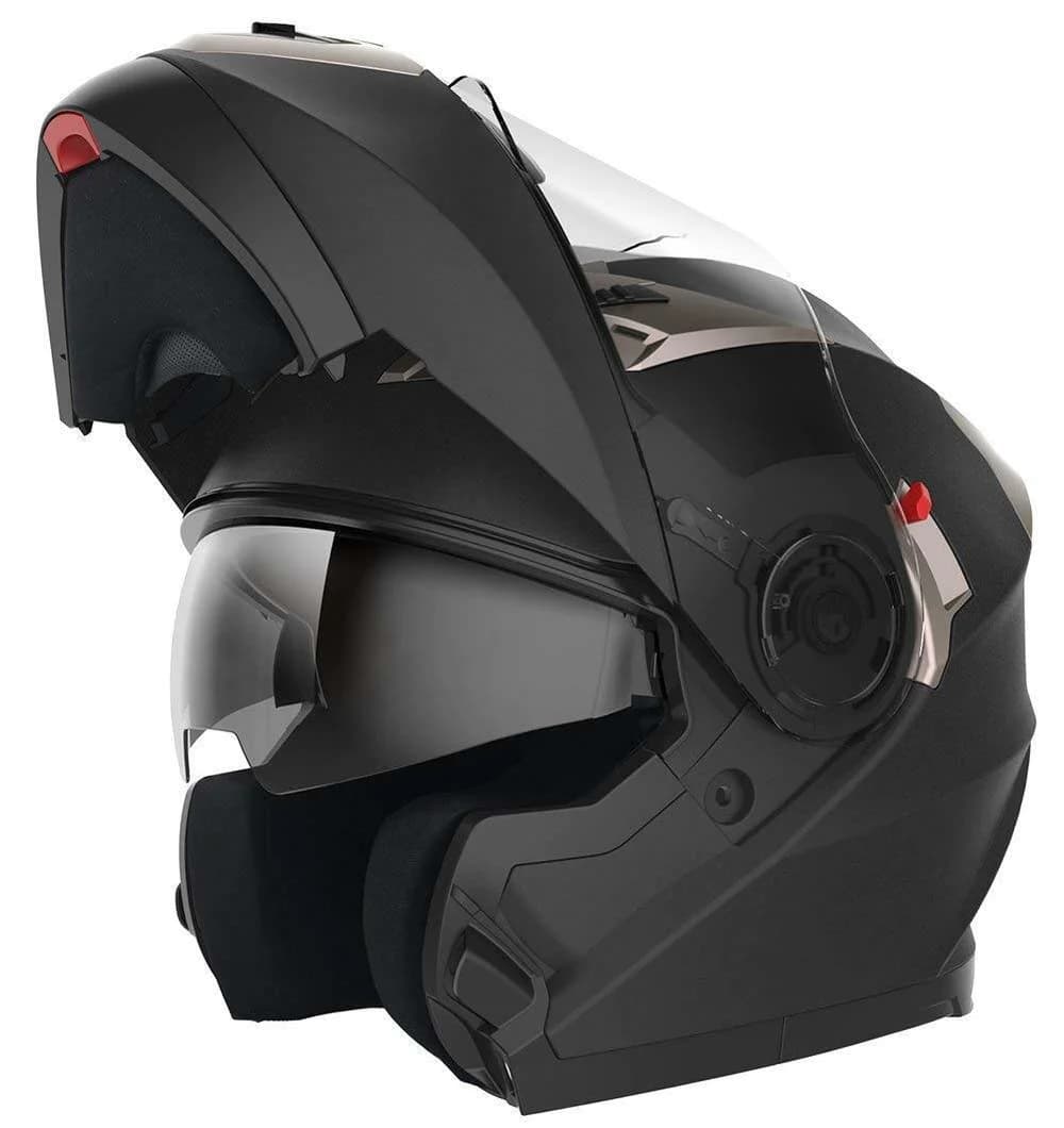 Modular Matte Black Helmet DOT