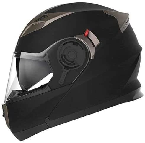 Modular Matte Black Helmet DOT