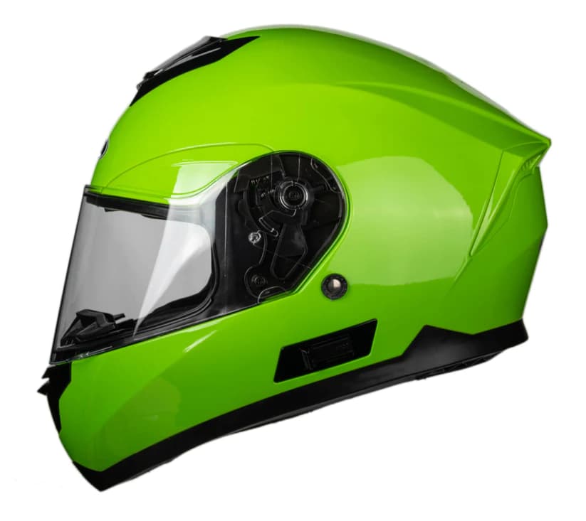 Full Face Neon Raider Helmet DOT