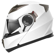 Casque Modulable Blanc DOT