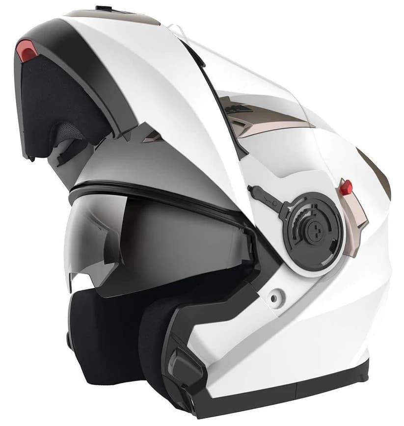 Casque Modulable Blanc DOT