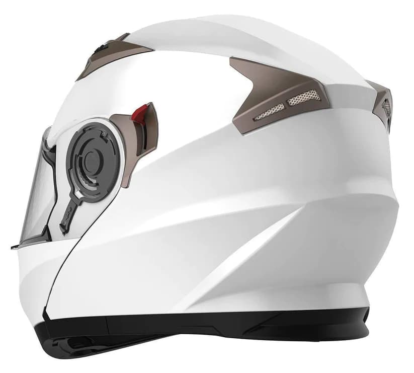 Casque Modulable Blanc DOT