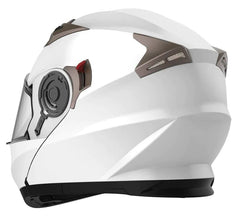 Modular White Helmet DOT